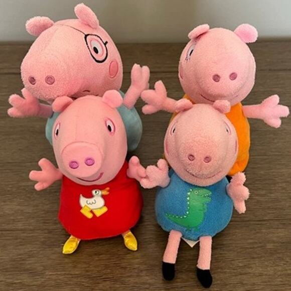 Peppa Pig Family Plush Bundle - Picture 1 of 6